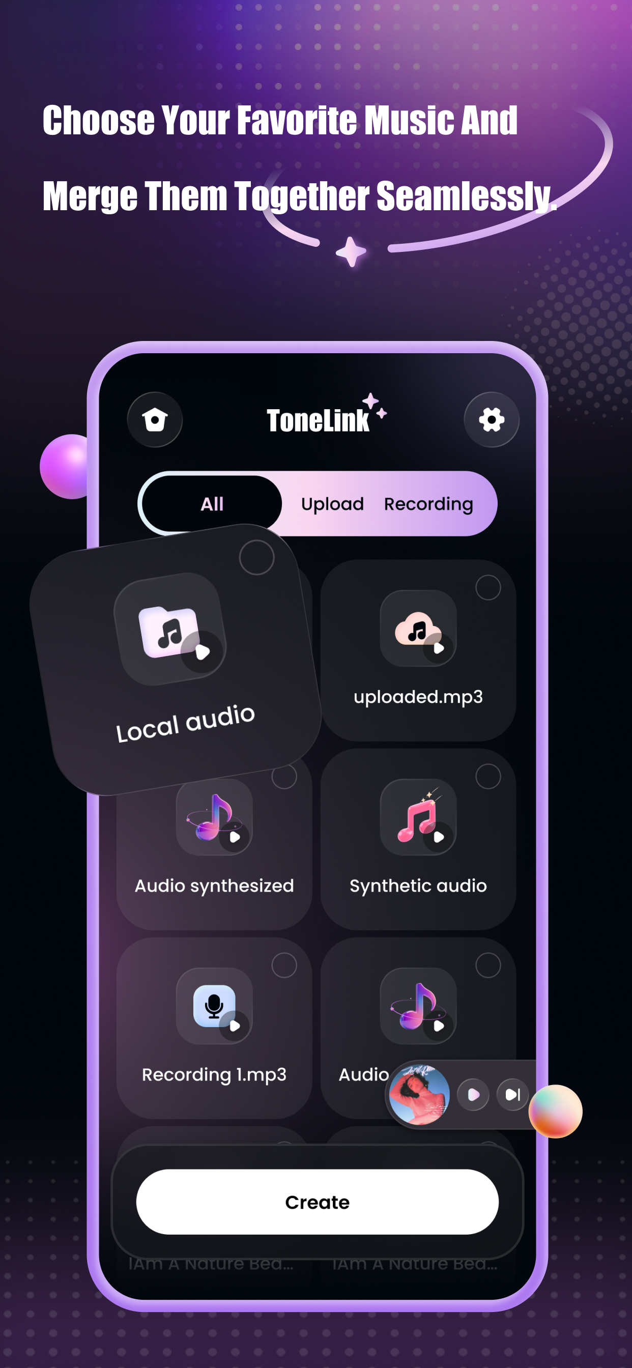 Tonelink App Interface